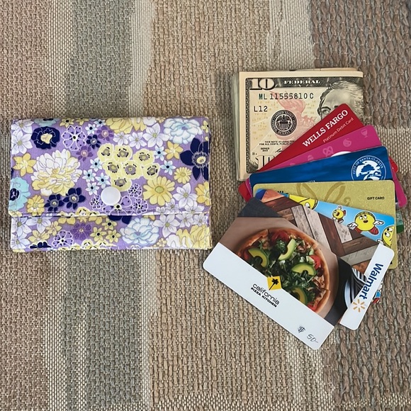 Stylish Snap Card Wallet/Business Card/Gift Card Holder made with Cotton Fabric - Picture 2 of 7